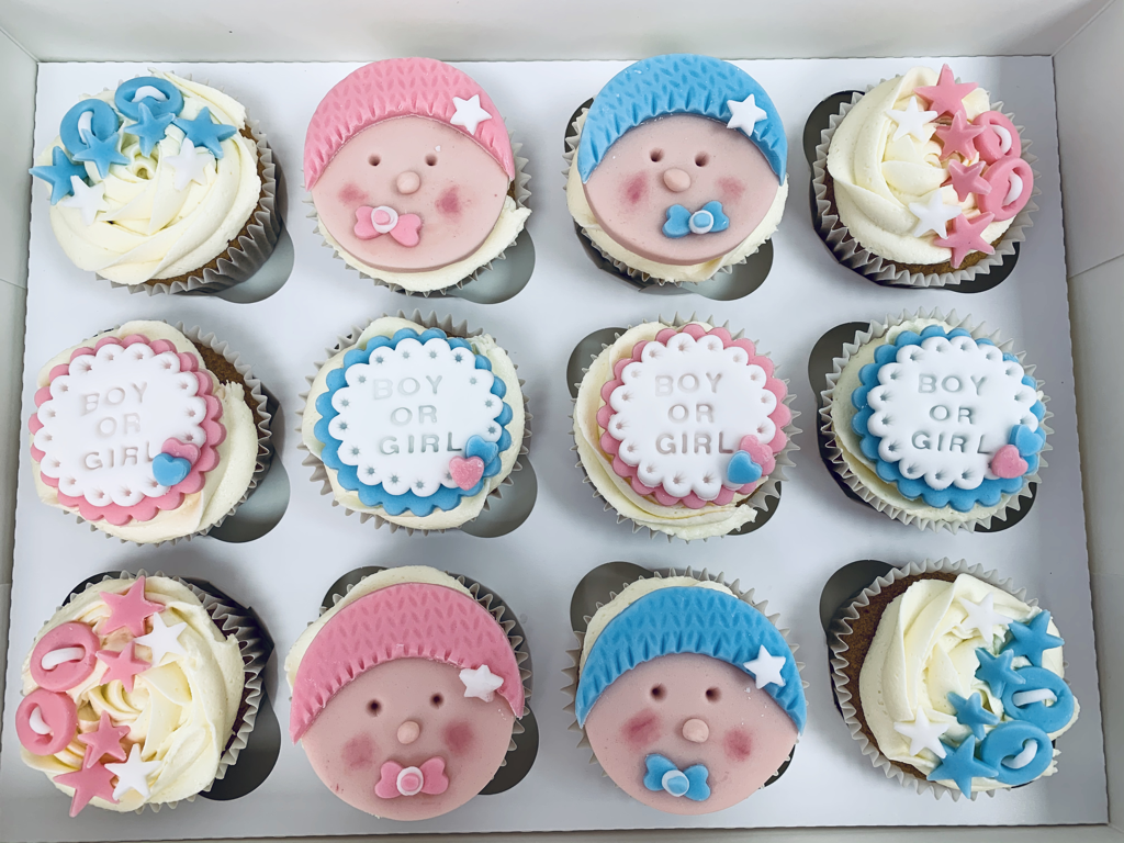 Baby shower gender reveal cupcakes cupcake makers in Coleshill Birmingham 